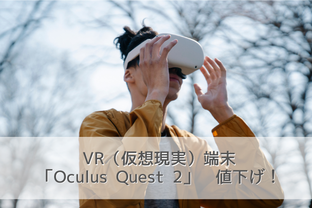VR（仮想現実）端末「Oculus Quest 2（オキュラス・クエスト2
